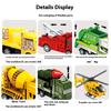 4/6Pcs Pull Back Engineering Vehicle Boys Toys Kids Toy Car Inertia Sanitation Truck Models For Children Ideal Gifts