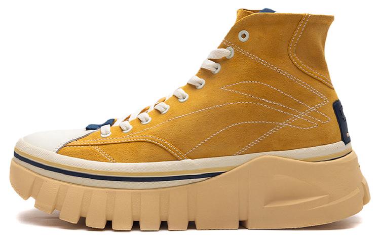 Li Ning Wave Высокие Повседневные Кроссовки Женские Желтые AGCQ258-1 38