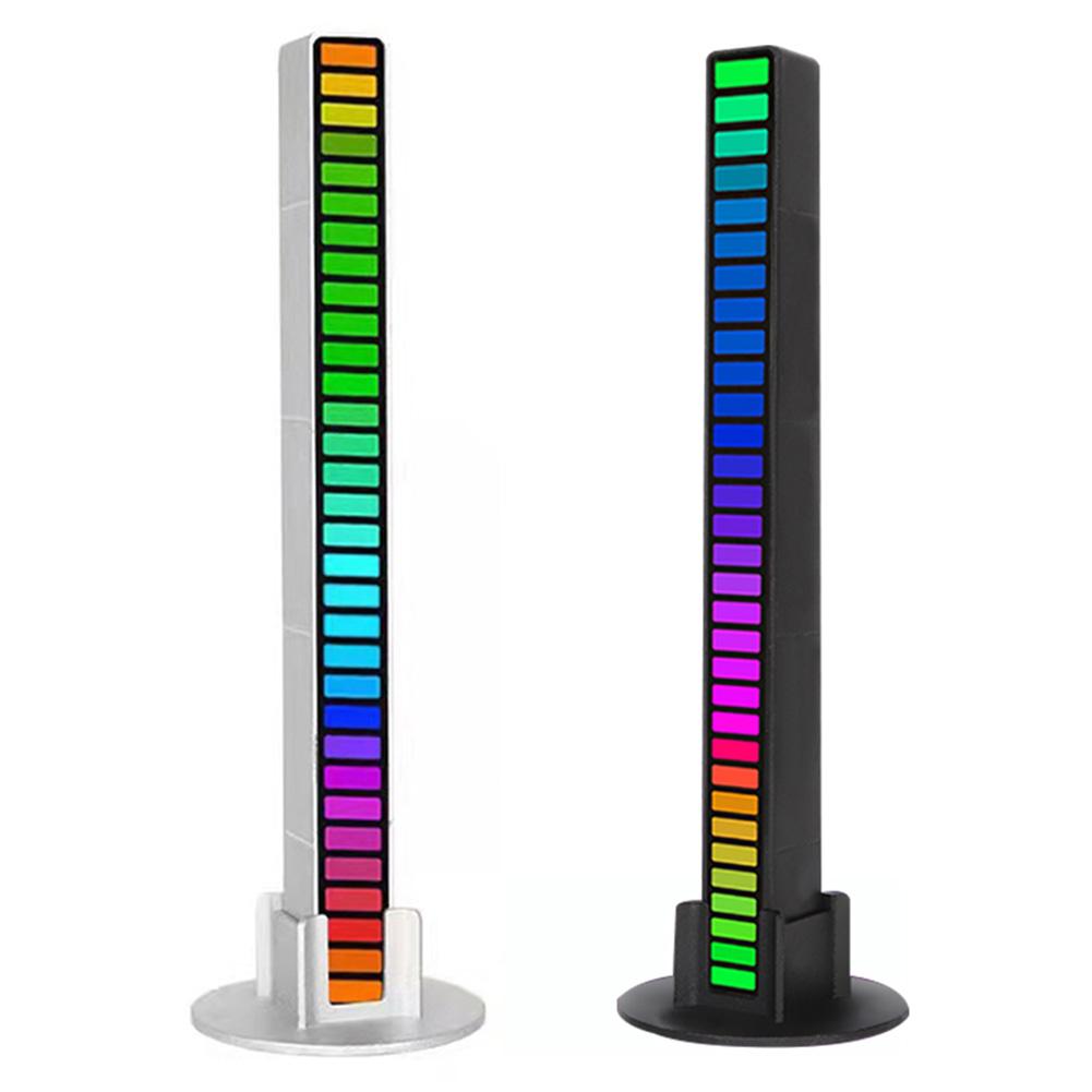 Voice-control Rhythm Light Stick for Car Home Party 32-Bit RGB Audio Spectrum Bar Pickup Ambient DJ LED Lights & Indicators LightsInterior Lighting