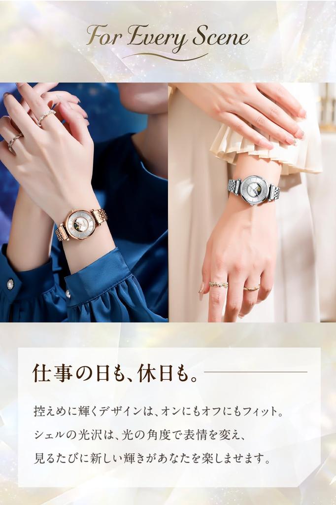 2025 Latest Japanese Brand [DIANA] Analog Waterproof Watch ZJ0003 Women's Cute Simple Japanese Movement Stylish Gift Popular (Rose Gold)