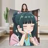 Super Soft The Apothecary D-Diaries Maomao Throw Blanket Premium Flannel Fleece Lightweight Bed Blanket Fuzzy Plush Blankets