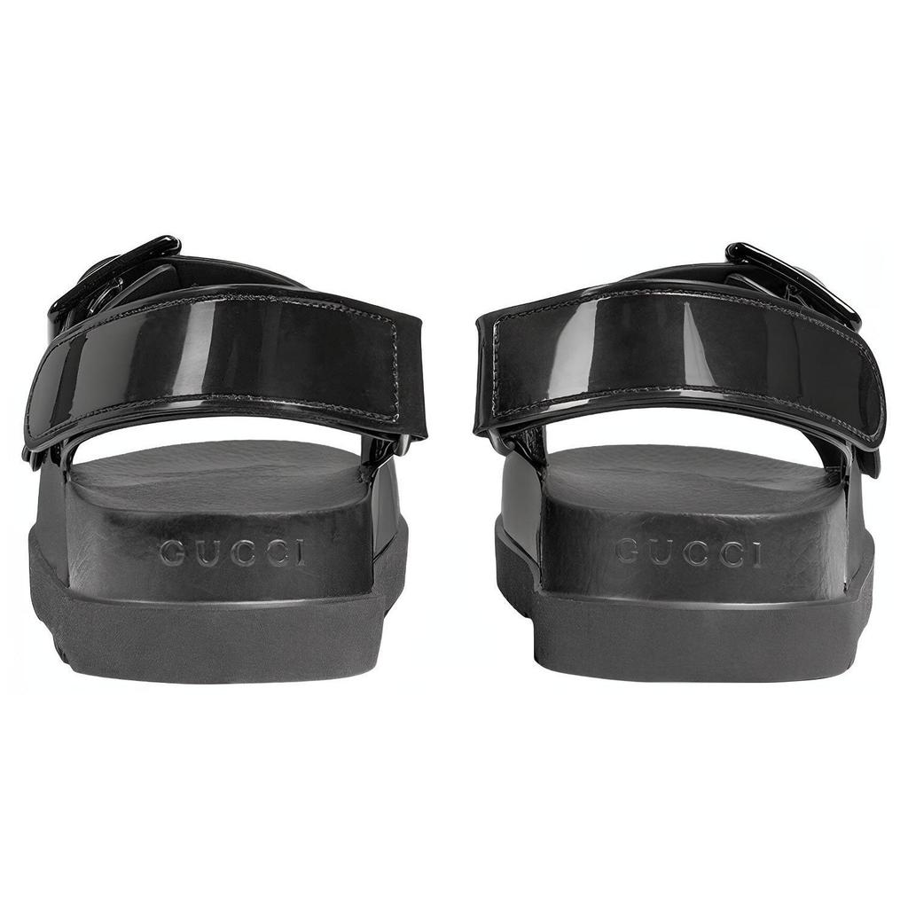 Gucci Wmns Mini Double G Sandal 'Black' Women's 660243 J8700 1000