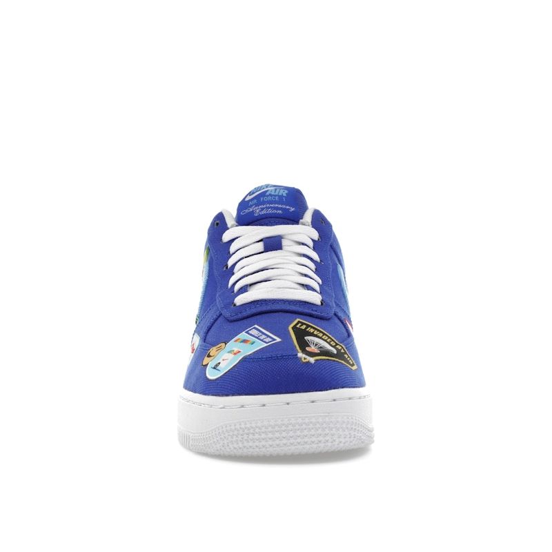 Nike Air Force 1 07 Patched Up - Los Angeles Women Sneakers Blue Racer-Blue University-Blue DX2306-400