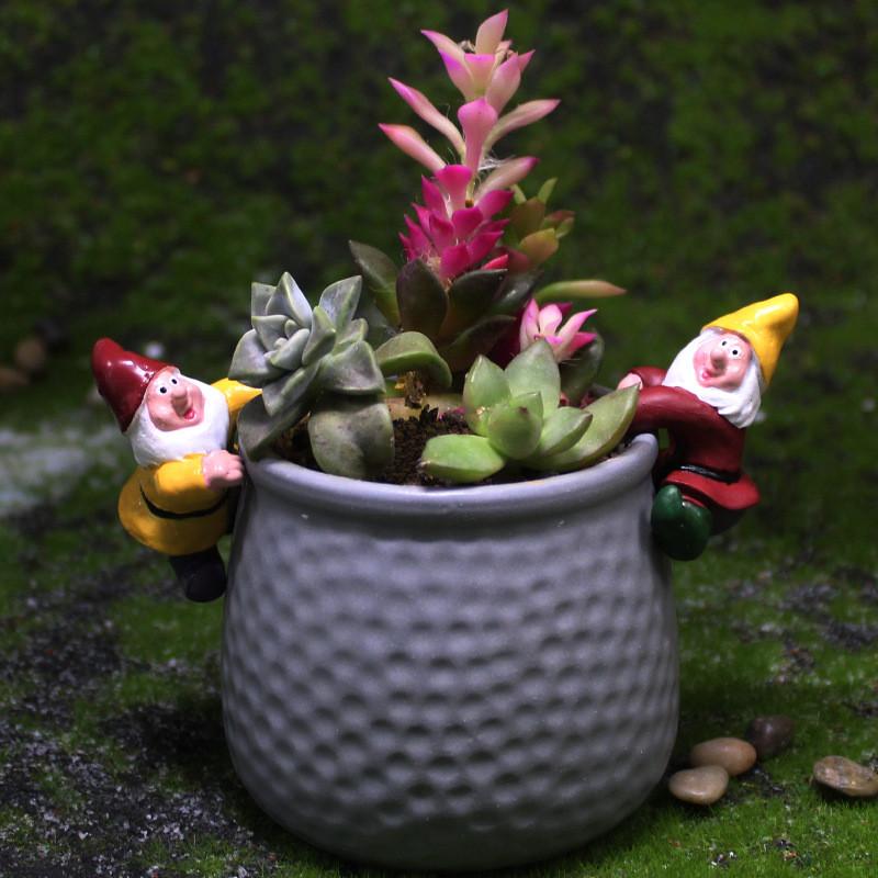 Stift Claus Weihnachtsmann Halter Anhänger Blumentopf Mikro Landschaft Dekoration Kunsthandwerk