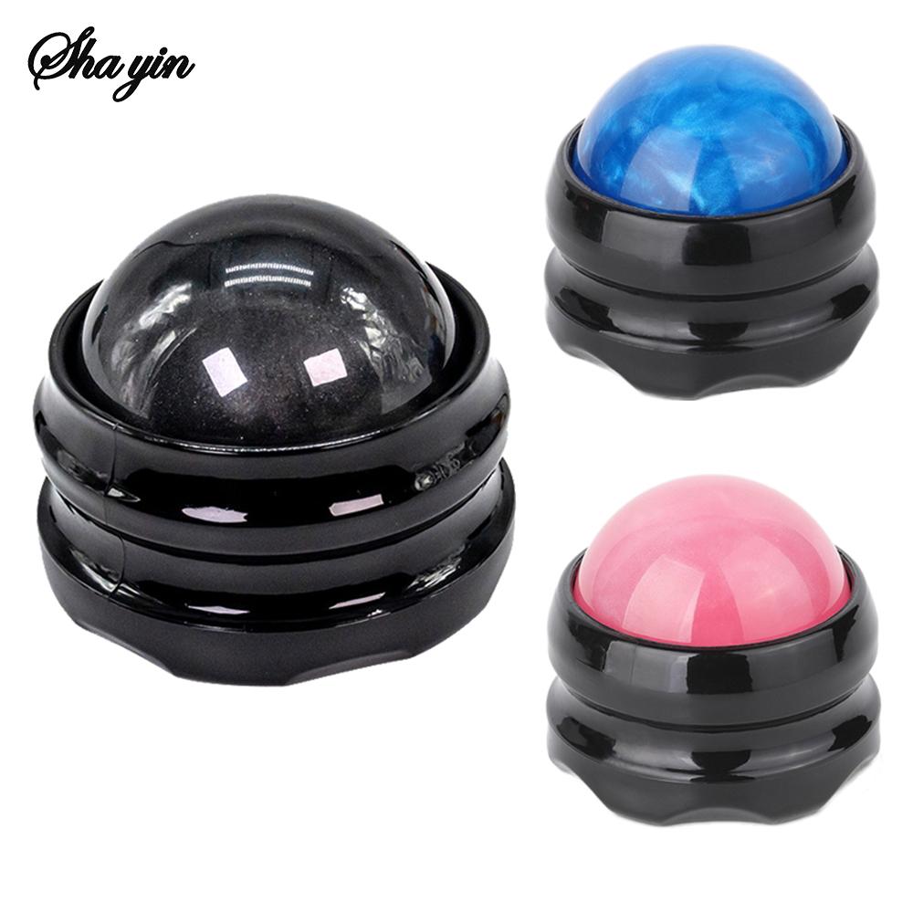 Mini Manual Therapy Body Massager Ball 360 Degree Spin Design Self Massage Tool for Back Shoulders Foot Massage