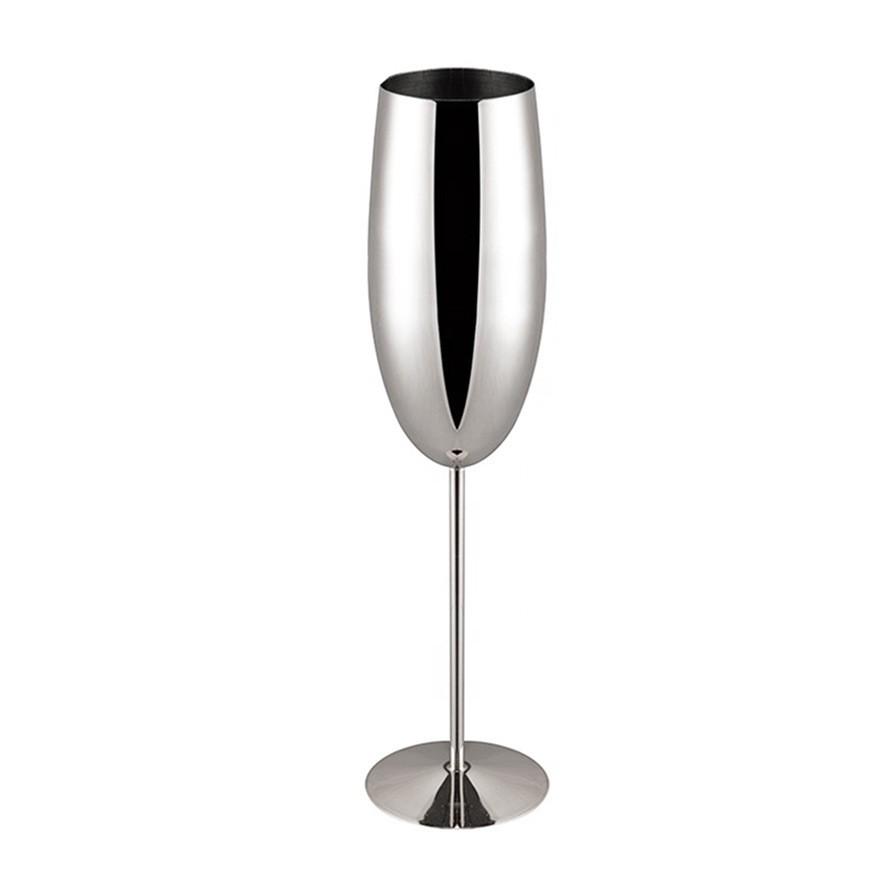 304 Stainless Steel Stemmed Wine and Cocktail Glass