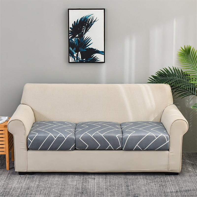 Four Seasons Milk Silk Print Cushion Cover Fully Inclusive Waterproof Sofa Cover Anti Fouling Sofa Cover
