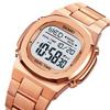 Skmei Steel Strap Mens LED Digital Watches Original Brand Waterproof Sports Wristwatch Fashion Multifunctional Dual Time