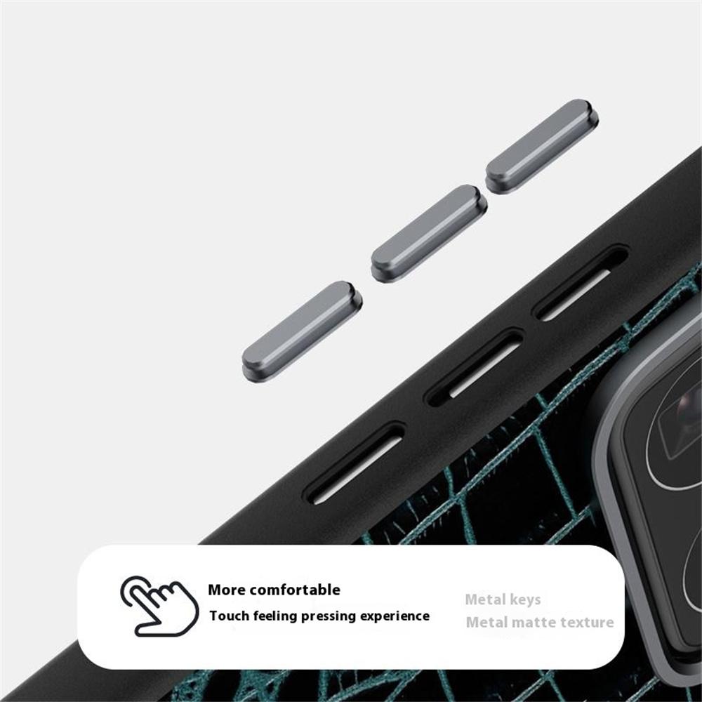 ABEEL For Xiaomi 15 Pro Magnetic Case Crocodile Texture Micro-Embossing Back Cover