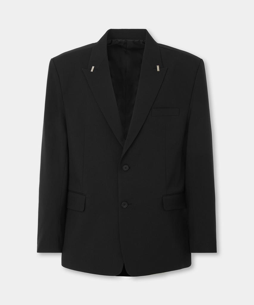 Hyoji Tip Pinched Overfit Blazer (Black)