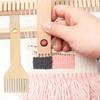 Wood Weaving Machine Comb 5 Teeth 11 Teeth Double Ended Weaving Comb Braided Tool for Beginner Tapestry Rug Making