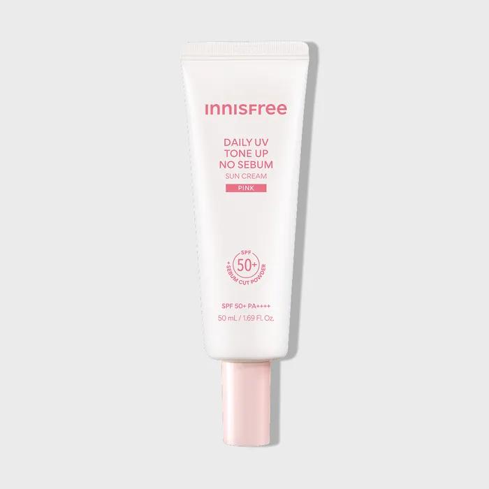 Daily UV Tone-Up No-Sebum Sunscreen Pink