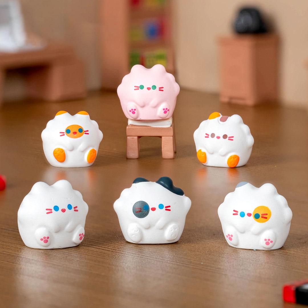 

10/20/30/50pcs Mini Cute Cat Small Animal Decoration diy Resin Craft Miniature Figure Bonsai Microlandscape Fairy Garden Decor mix-10pcs