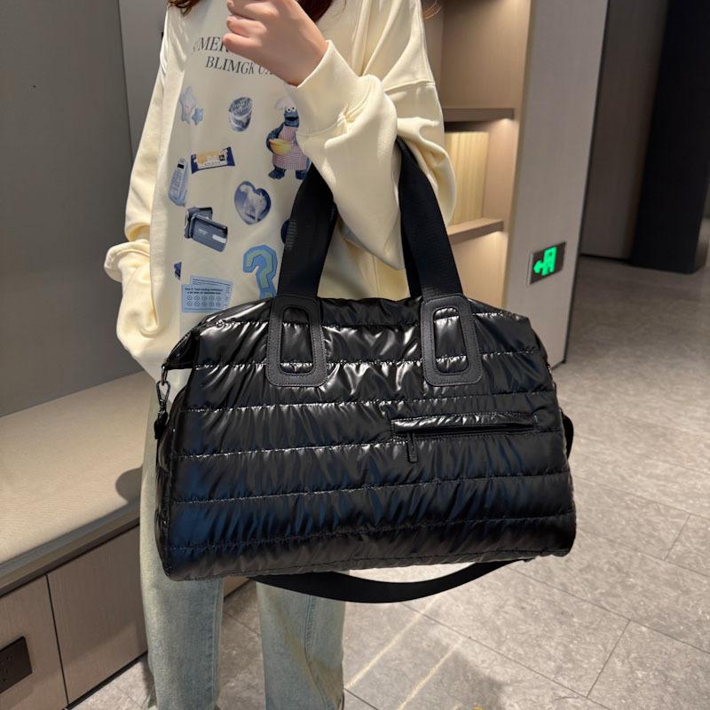Fitness Bag Women's Cotton Clothing Bag Dry and Wet Separation Waterproof Swimming Bag Yoga Portable Shoulder Travel Duffel Bag