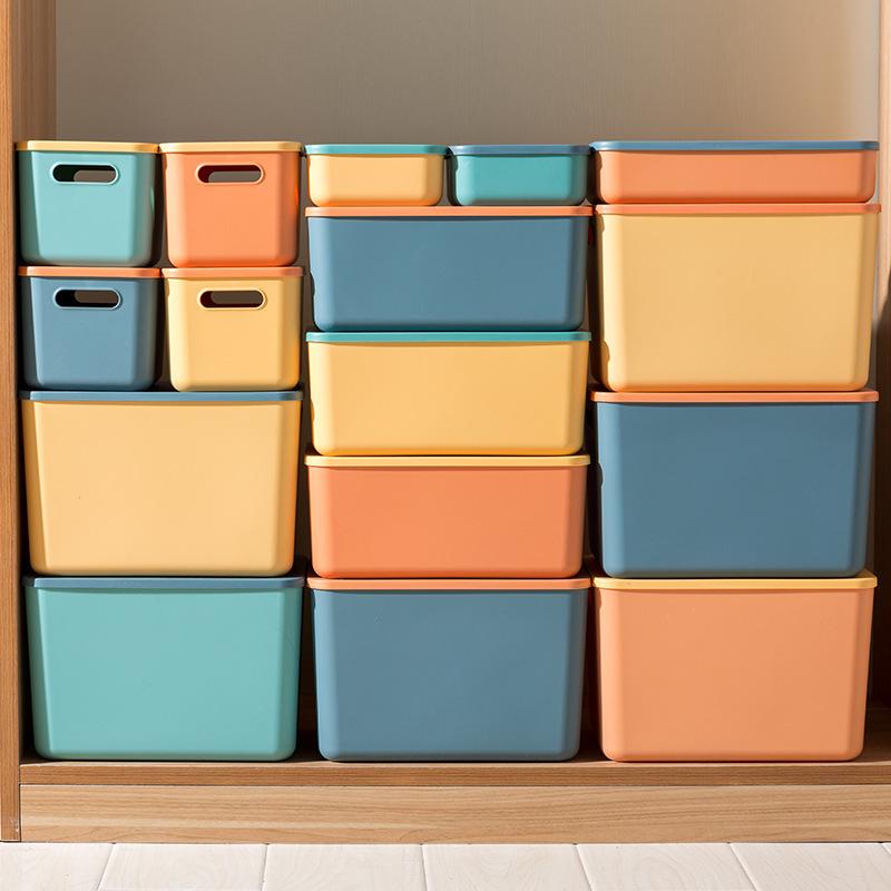 Large Plastic Storage Box for Clothing and Sundries - Ideal for Dorm or Home