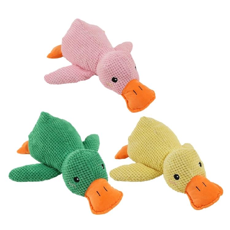 Dog Chewing Toy Plush Quack Pet Dog Snuffle Toy Encouraging Foraging Skill