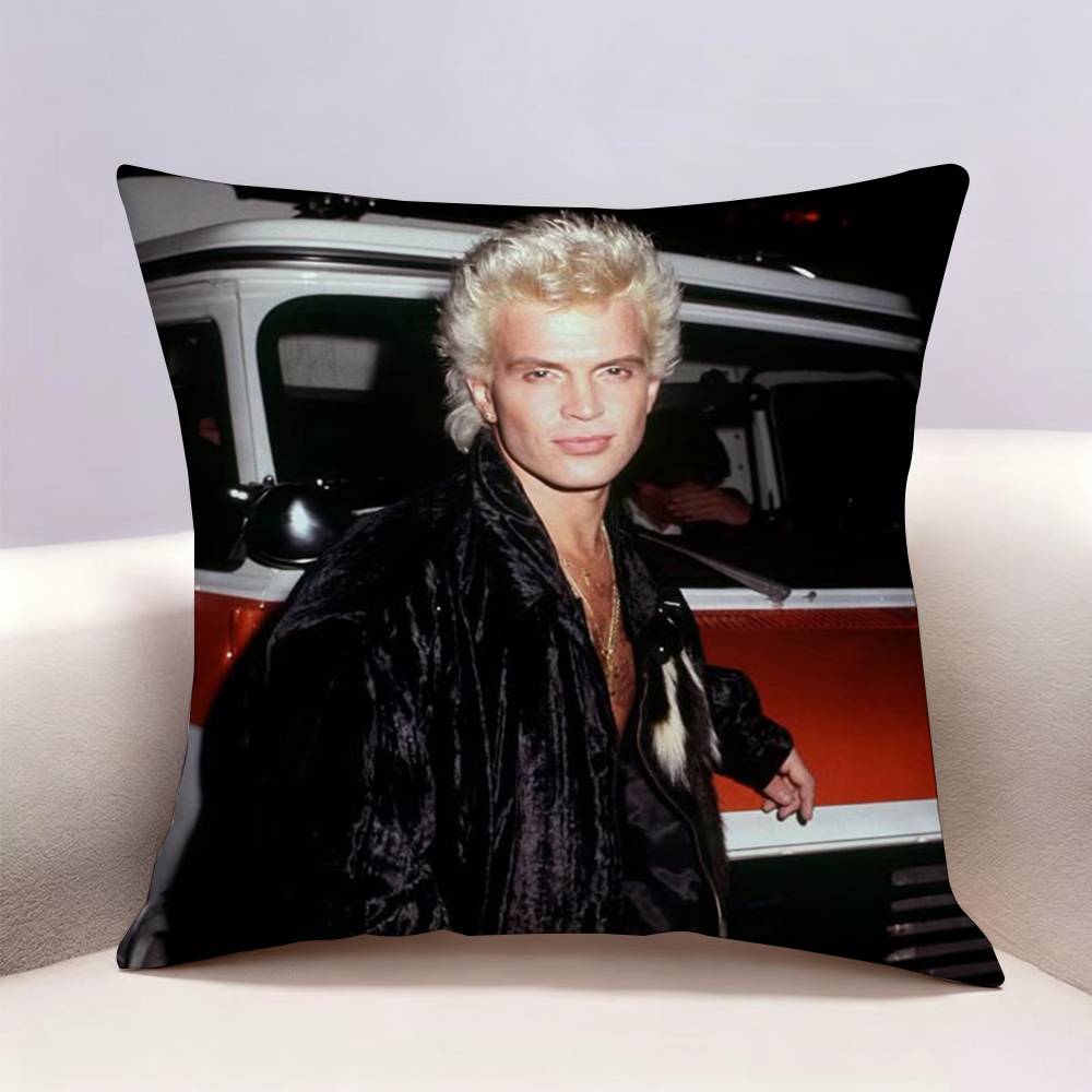 Singer BBilly Idol Doublesided Print Pillow Case for Sofa Living Room Home Office Decor Protective Cover