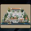 1988Pcs Creative Expert Moc Retro Greece Acropolis Of Athens Castle Building Blocks Model Tower Architecture Brick Toys Kid Gift