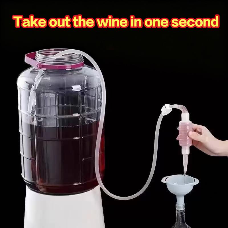 1 Set2M/2.5M Semi-automatic Home Brew Syphon Pack For Wine Making Siphon Filter Food Grade Tube Transparent For Homebrew