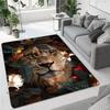 3D Lion Printed Carpet non-slip Carpet kitchen mats for floor decoracion anime rug Fashion yoga mat bedroom decor birthday gift
