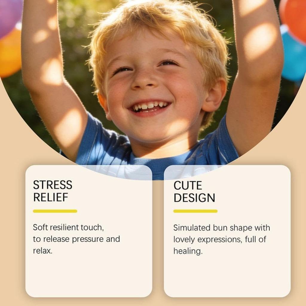 Sparkling Soft Dumpling - Glitter Dumpling, Slow-Rising Sensory Compress for Stress Relief, Ideal for Anxious Students and Office Professionals