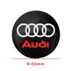 56mm Car Wheel Center Hub Emblem Decal Wheel Sticker for Audi A7 A1 B5 B6 B7 B8 B9 8P C6 C5 C7 A8 A3 A4 A5 A6 TT Q3 Q5 Q7
