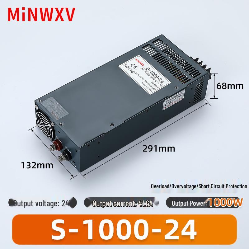 Adjustable 1000W/1200W High-Power AC 220V to 24V DC Switching Power Supply