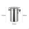 Coffee Bean Container Kitchen Cereal Storage Jar Multipurpose Utensils Airtight Tank for