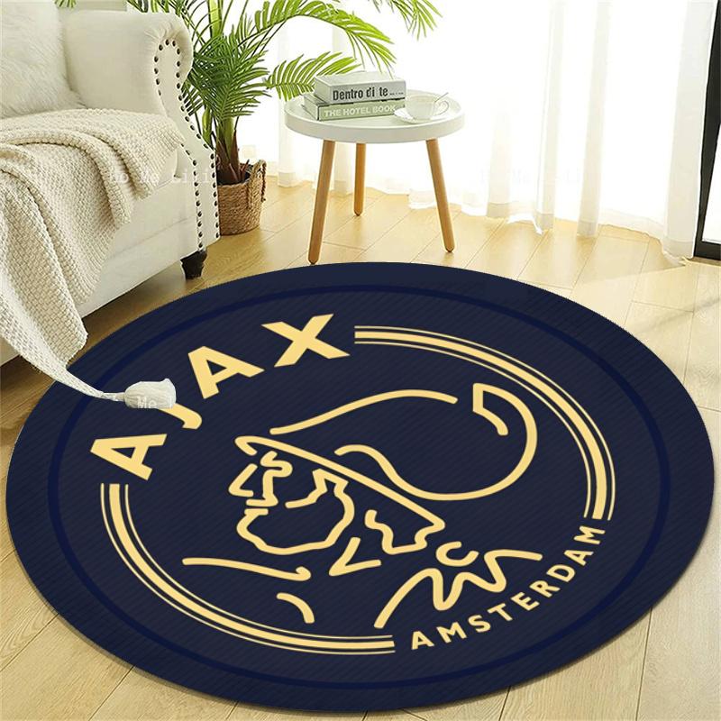 Personalized Ajax FC Round Chair Office Rug - Perfect for Mat, Office Chair & More - Ideal Gift for Birthdays and Holidays