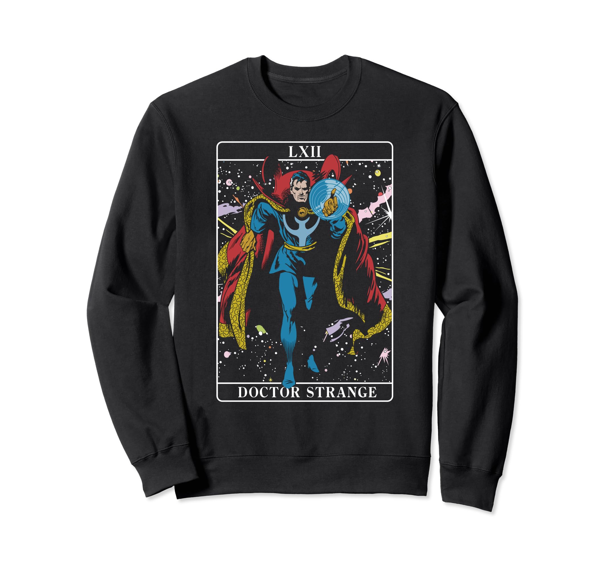 

Marvel Halloween Doctor Strange Tarot Card Classic Comics Sweatshirt