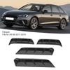 Carbon Fiber Style Headlight Vent Eyebrow Headlamp Taillght Protective Cover Fits for A5 B9