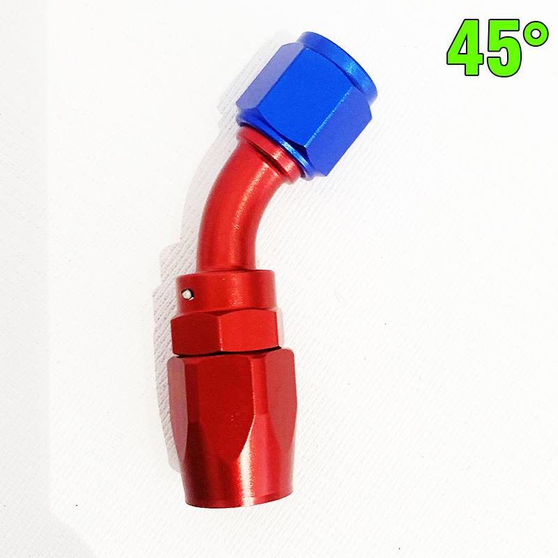 CEP Rubber Hose Nylon Braided Fuel Hose Rotary Joint Connection Adapter Kit AN4 AN6 AN8 AN10 AN12 Hose End Fittings