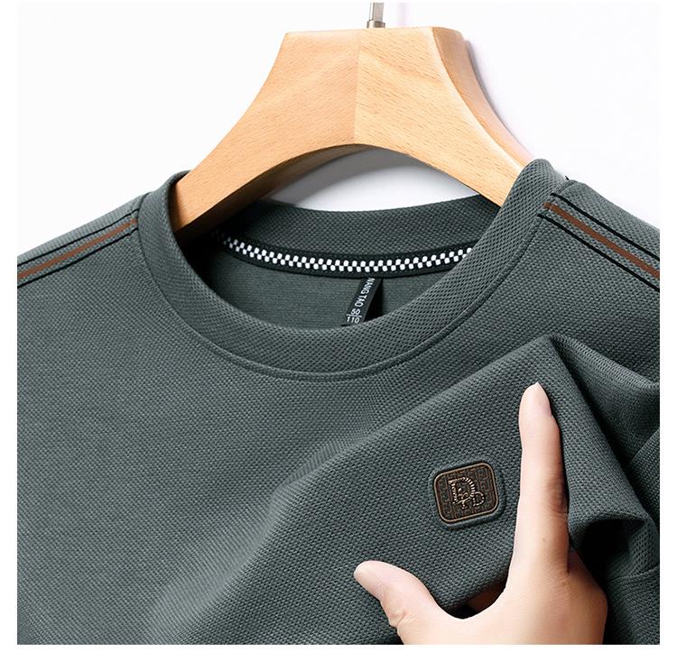 Woodpecker Men's Autumn Long Sleeve Round Neck Casual Base Shirt