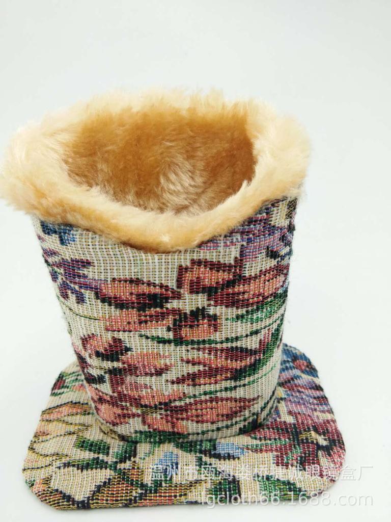 Pluche Brillenhouder Lederen Brillen Displaystandaard Stoffen Potloodhouder Stijlvolle Minimalistische Brillenopbergoplossing