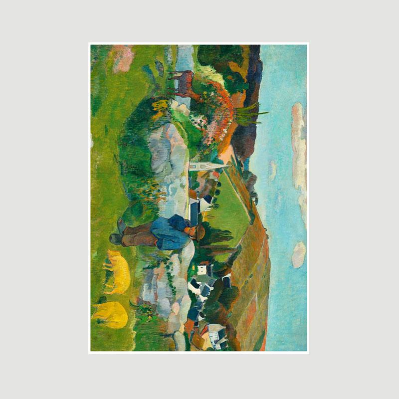Modern Home Decor Famous Oil Painting Poster Vintage White Paper Poster Wall Art Pictures Living Room Bedroom Bar Cafe Decoration Mural