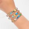 2024 DIY Personalized Shiny Classic Burger Coffee Beverage 304 Stainless Steel Italian Charm Bracelet Link 9mm * 10mm Module
