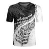 3D Printed New Zealand Rugby-Jersey Silver Fern Flag Styles V Neck T Shirt NZ Jersey V-Neck T-Shirts Men Cool Short Sleeves Tees