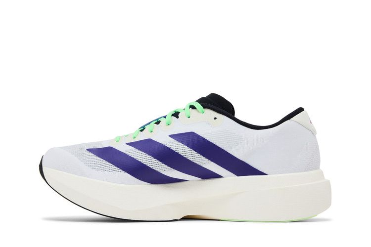 adidas Adizero Evo SL White Purple Lime Burst