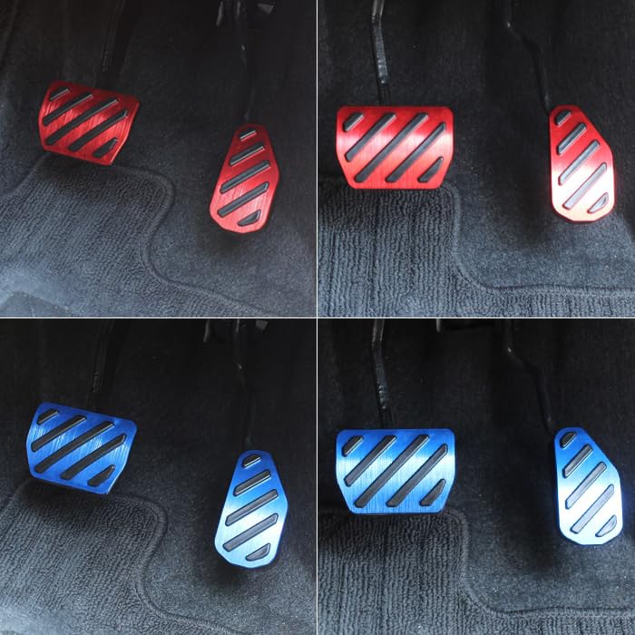 Aluminum Pedal Cover Set Rise Rocky Taft Move Move Canvas Mira Ys Tanto Daihatsu Compatible Toyota Compatible Car Light Vehicle Rubber No Tools