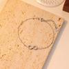 Fashion Creative Number 8 Simple Bracelet Cross-border New Product Exquisite and Versatile High-end Design Hand Jewelry Women