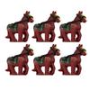 Medieval Military Building Blocks Cavalry Army Horse Animal Elephant Camel Wolf Crocodile Brick Toy Accessories S003