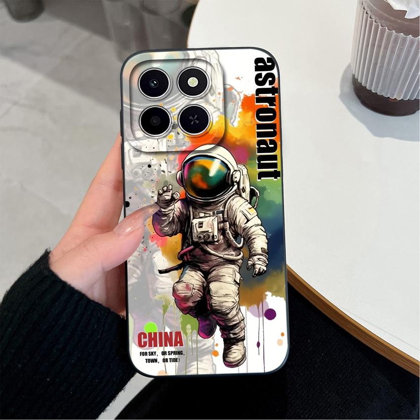 Für Huawei Honor X6C X7C 400 Pro Lite Handyhülle Hübsche rosa Wolkenmuster Flüssigsilikon Neu aufgerüstete Fallschutz-Schutzhüllen Für Huawei Hülle