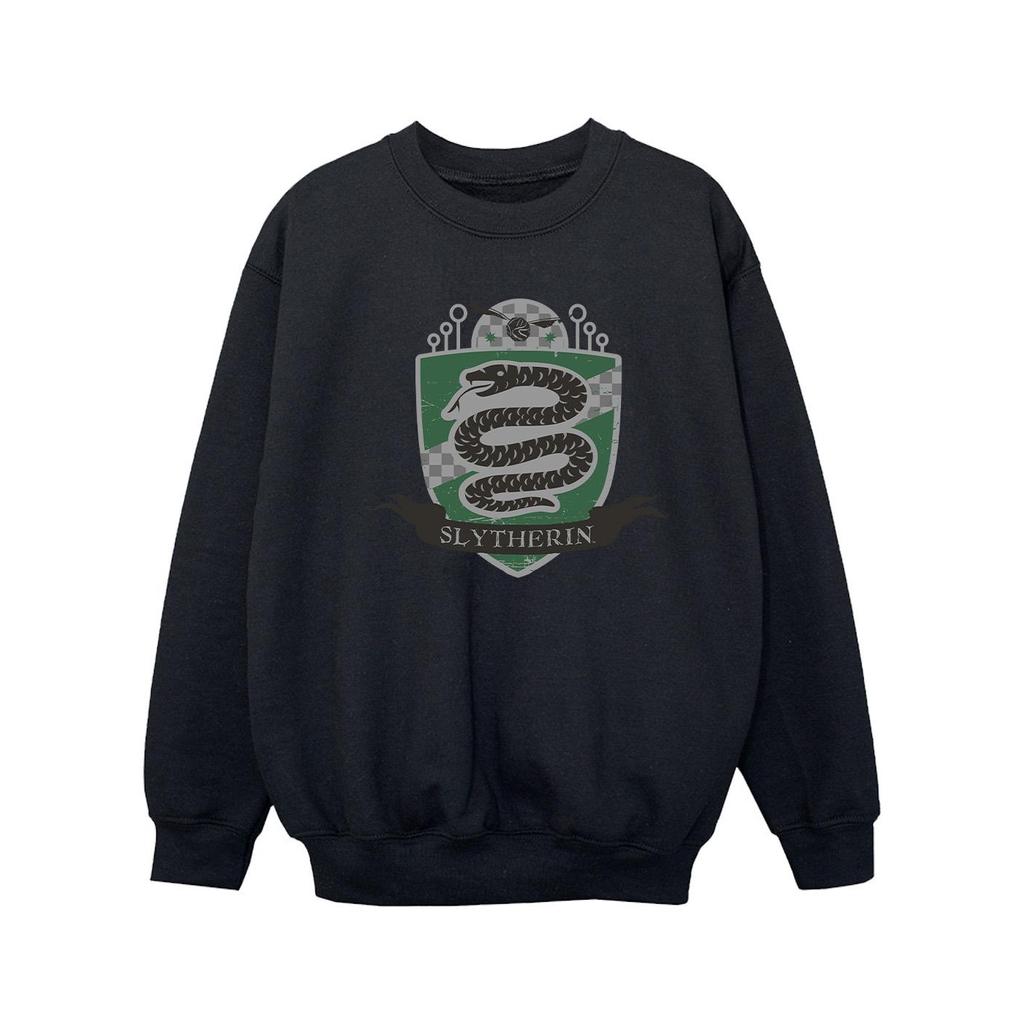 Harry Potter Girls Slytherin Chest Badge Sweatshirt