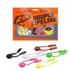 20pack Elastics Fishing Lures Durability Soft Wriggling Baits Ideal For Streams Pond And Competitions