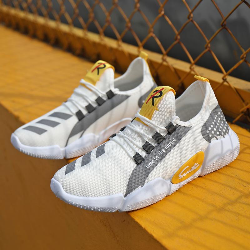 Men's shoes spring and autumn trendy shoes 2025 new versatile men's walking shoes casual sports breathable single shoes