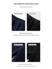 Kids' Navy Blue Sports Pants with Plush Lining, Autumn-Winter School Uniform, Loose Fit, Straight Leg for Boys and Girls