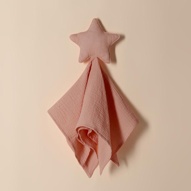 Baby Teething Comforter Puppet: Cotton Star & Moon Sleep Aid