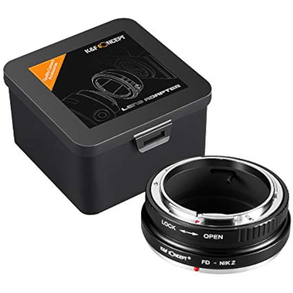 K&F Concept lens mount adapter KF-FDZ (Canon FD mount lens to Nikon Z mount conversion)