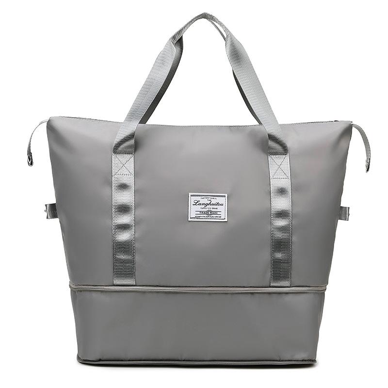 Expandable travel bag Hand-held wet and dry separation fitness bag Swimming yoga luggage bag Crossbody bag Travel bag