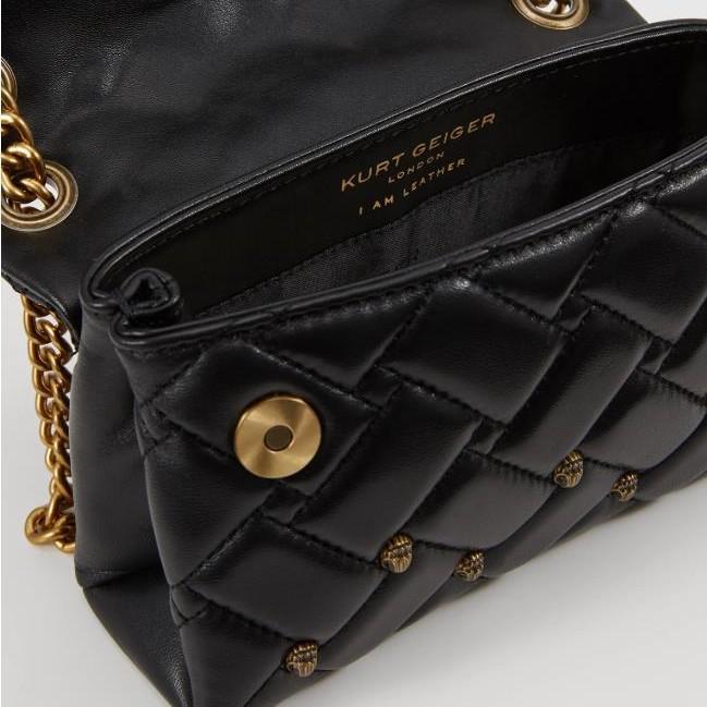 Kurt Geiger UK Skull Eagle Head Quilted Crossbody Bag